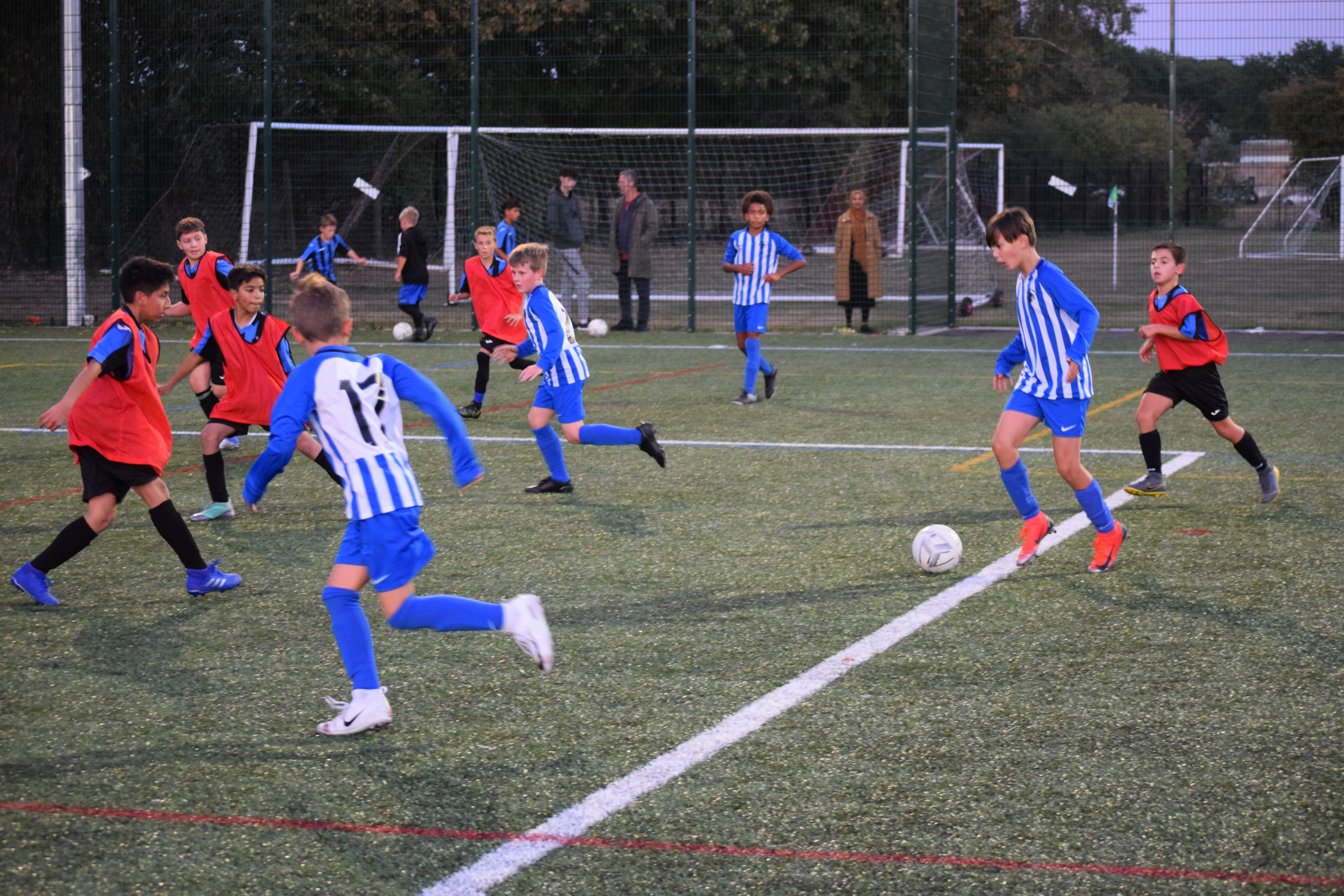 Elite players in a match.